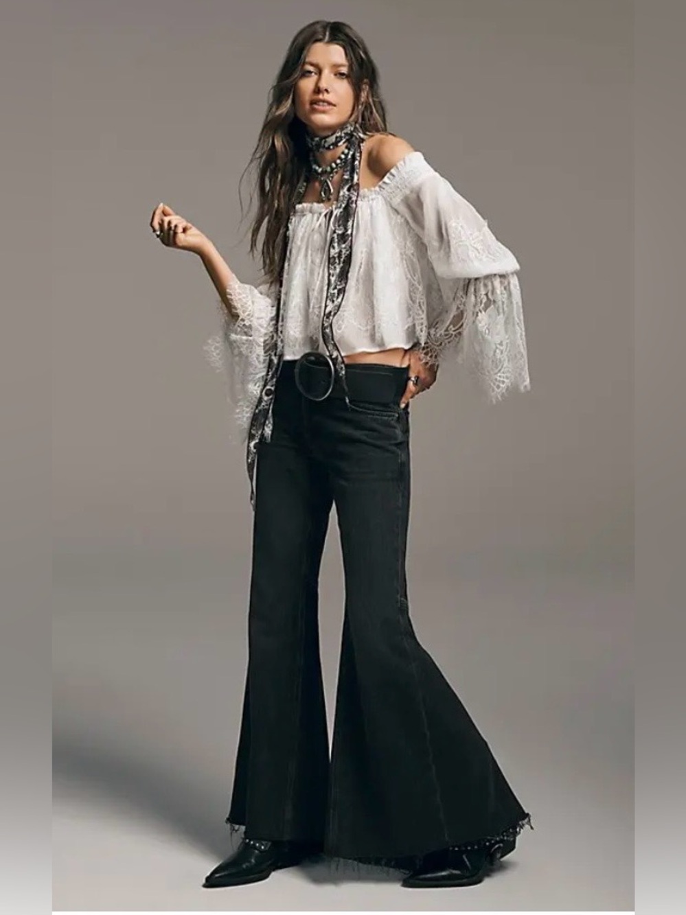 NWT Free People Emre Low Rise Flare Jeans